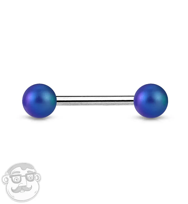 14G Matte Blurple Stainless Steel Barbell