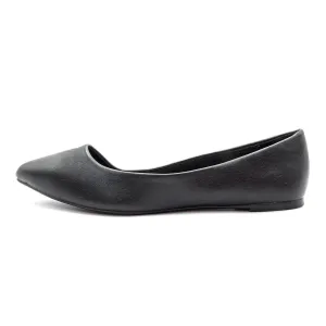 A New Day Casual Ballerinas Leather Black Colour For Women