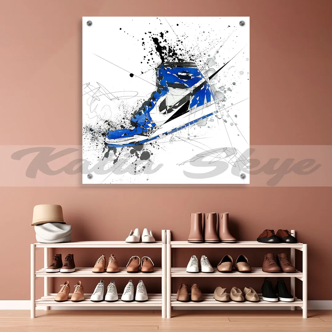 ABSTRACT SNEAKERS ART INSPIRED BY AIR JORDANS SNEAKERS //SNK-AJ03