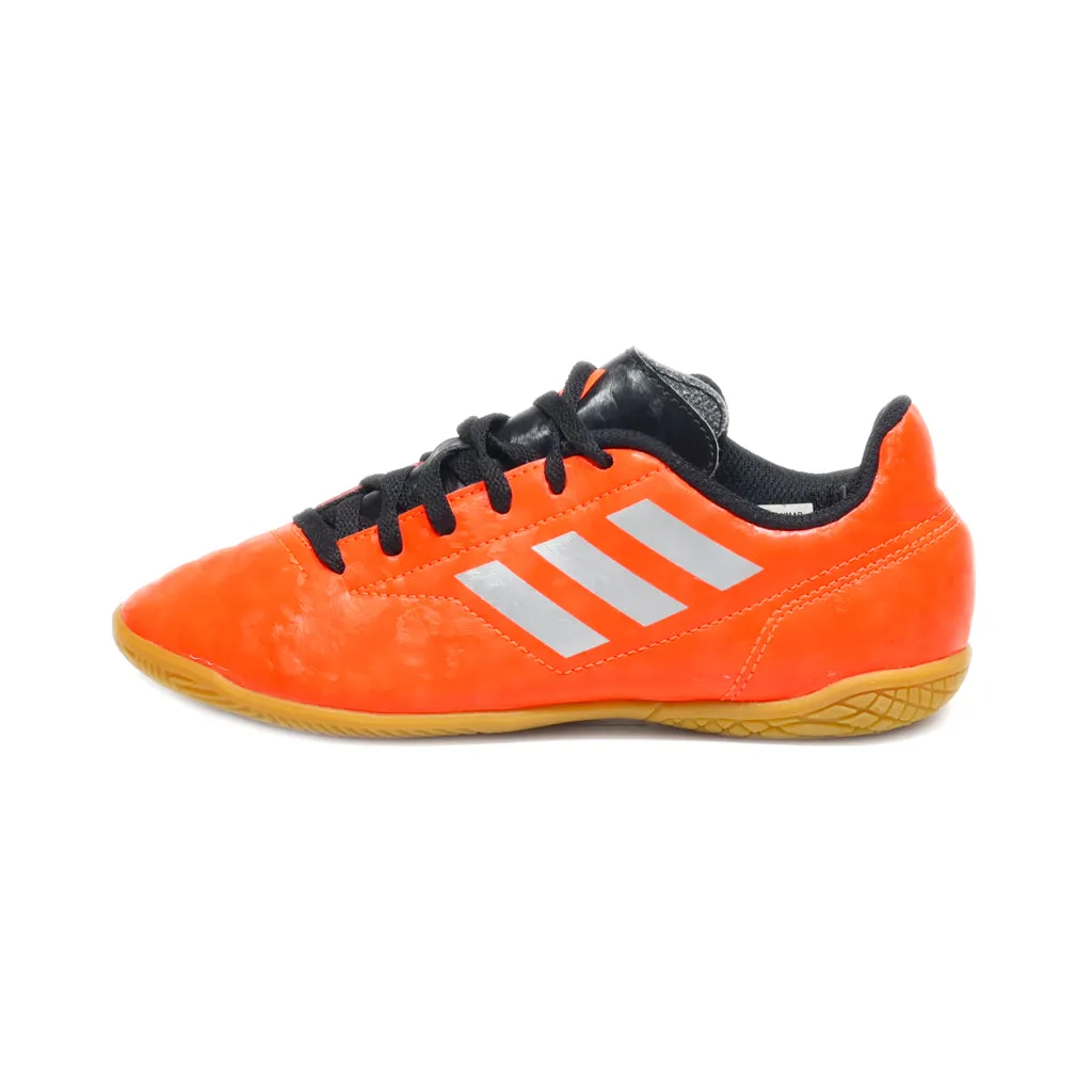 Adidas Conquisto Ii Sport Shoes Leather Orange Colour For Kids