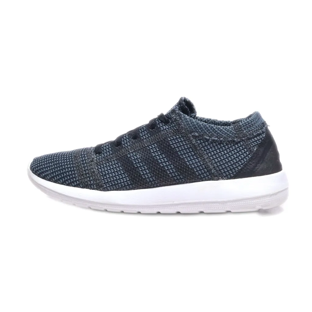 Adidas Element Refine Tricot Sport Shoes Fabric Black Colour For Kids