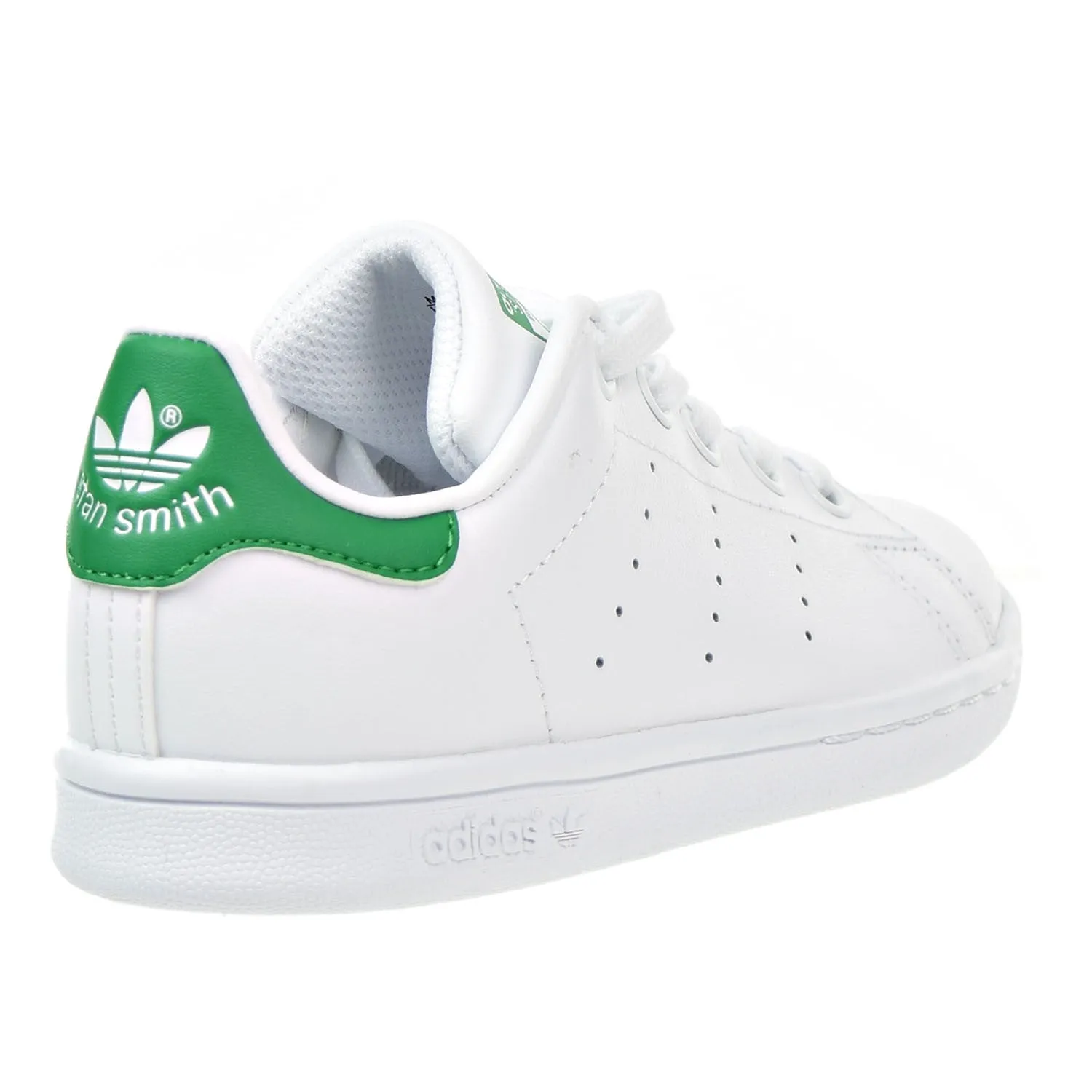 Adidas Originals Stan Smith Preschool Unisex Shoes White/Green