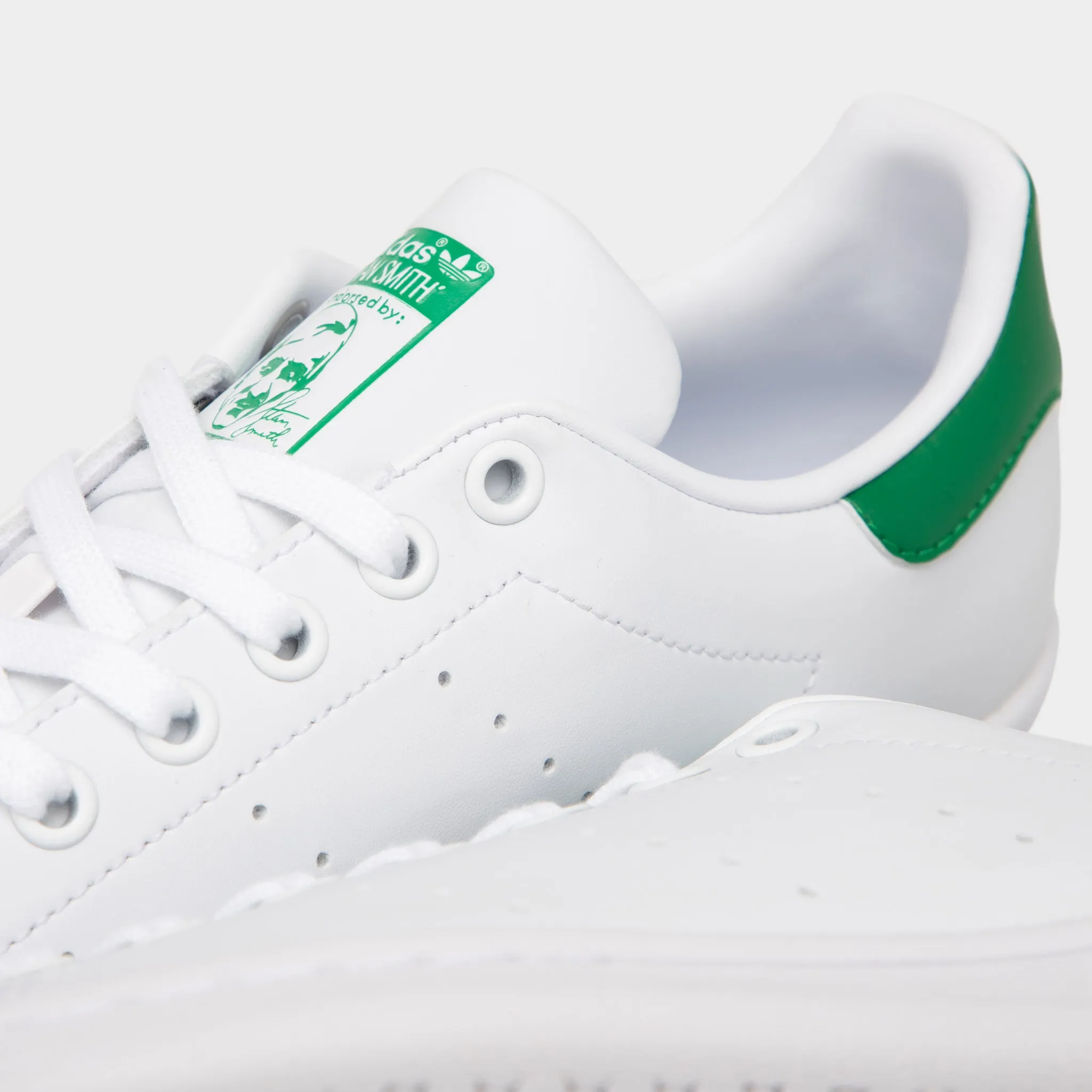 adidas Originals Women's Stan Smith Cloud White / Green - Cloud White