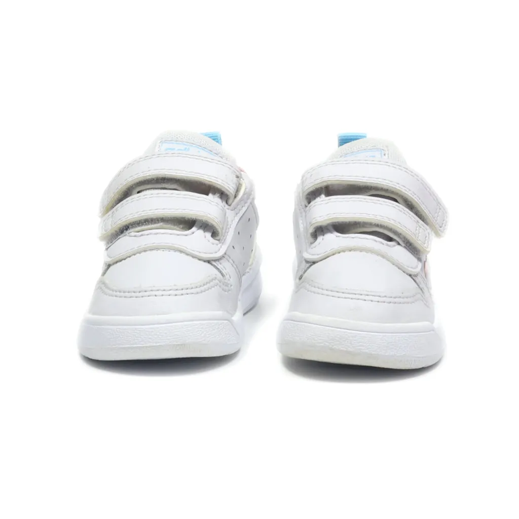 Adidas Tensaurus Sneakers Leather White Colour For Kids