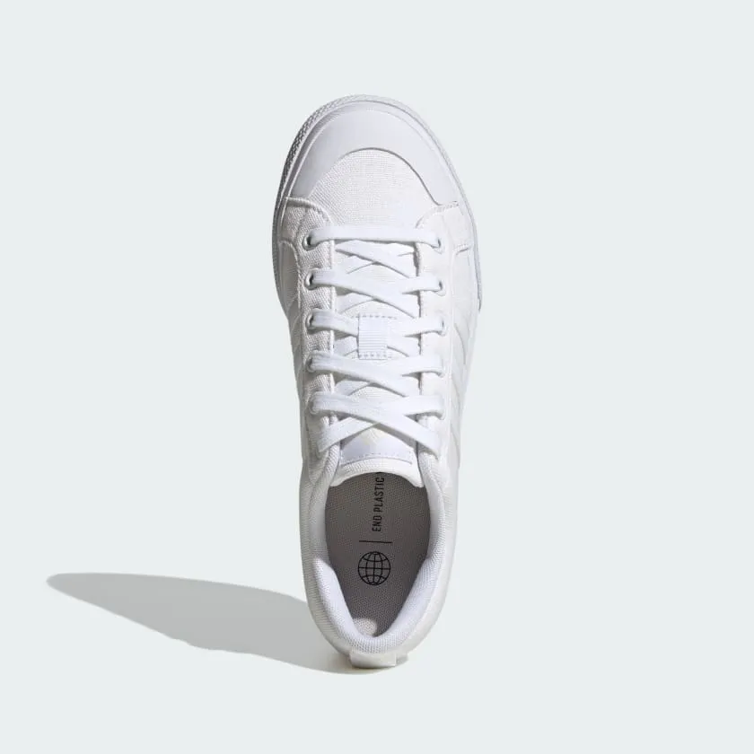 Adidas Women's "Bravada 2.0" Platform Sneakers - Cloud White / Cloud White / Chalk White