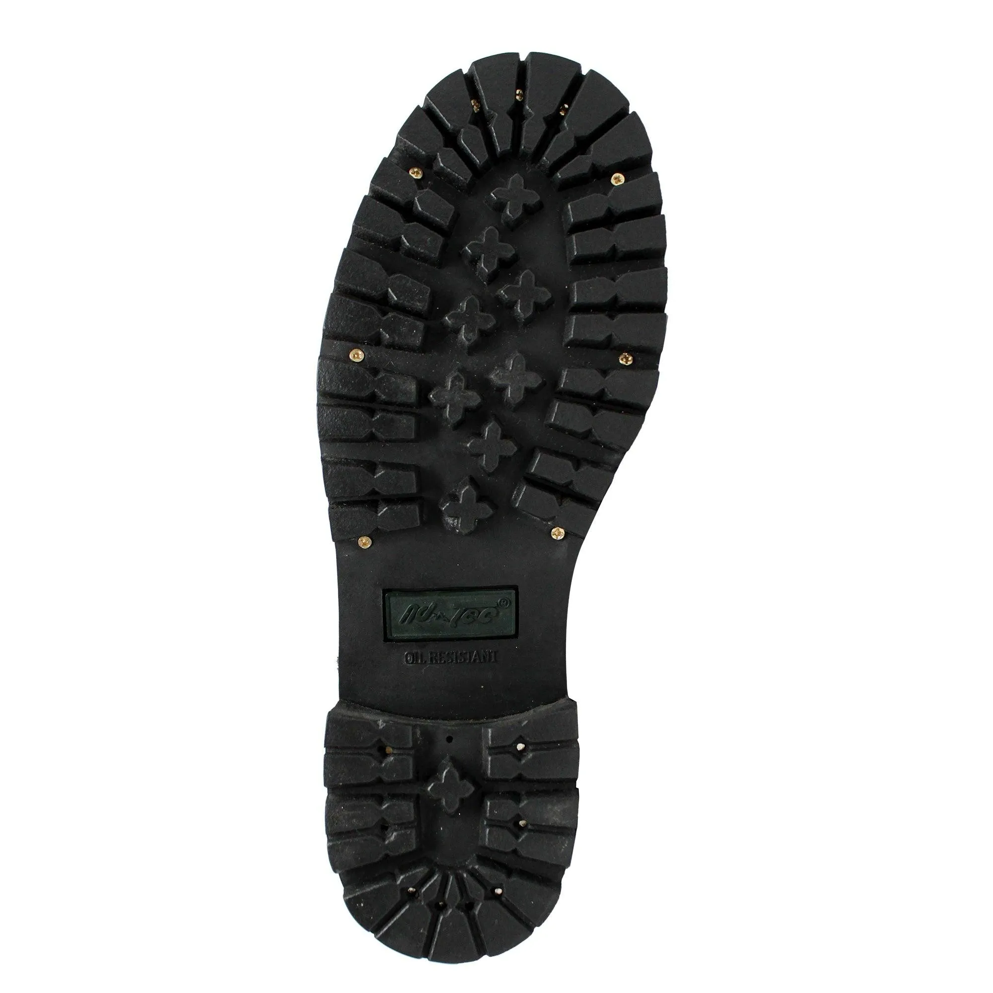 AdTec Men's 9" Waterproof Steel Toe Logger Black