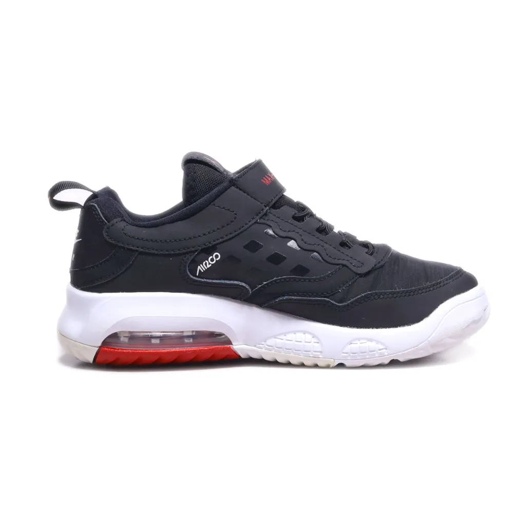 Air Jordan Max 200 Sport Shoes Leather Black Colour For Kids