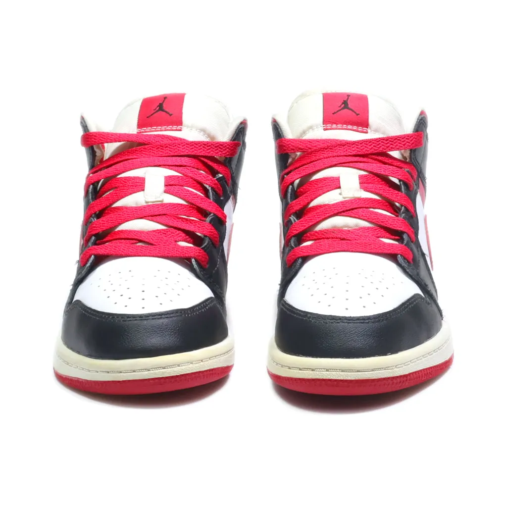 Air Jordan Sneakers Leather Multicolour Colour For Kids