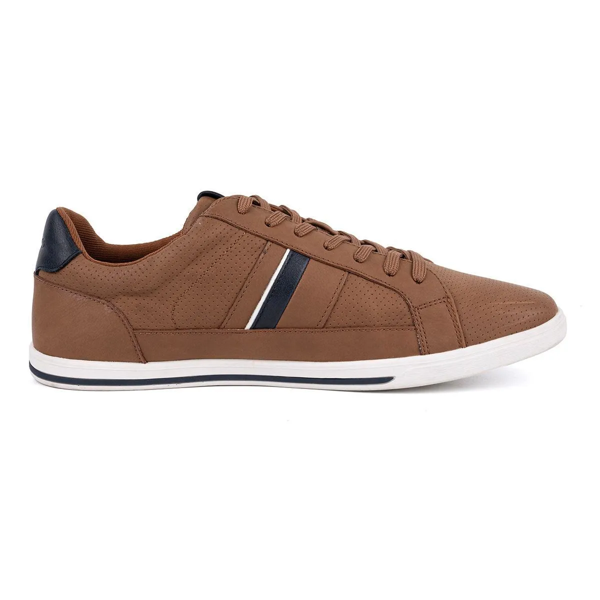 Aldo Citywalk Low-Top Sneakers Leather Brown Colour For Men