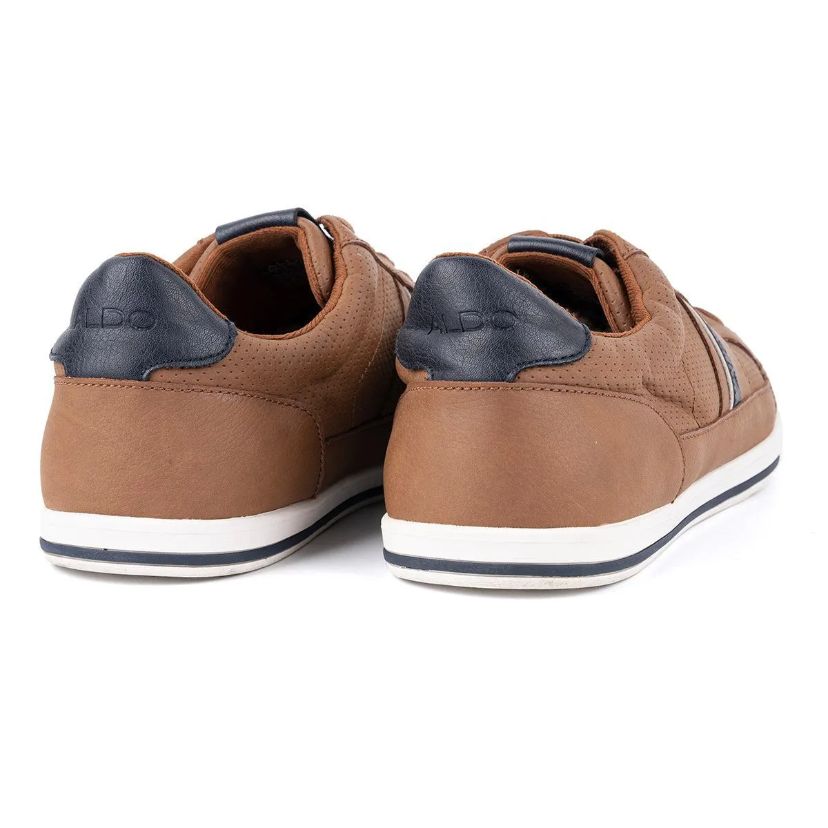 Aldo Citywalk Low-Top Sneakers Leather Brown Colour For Men