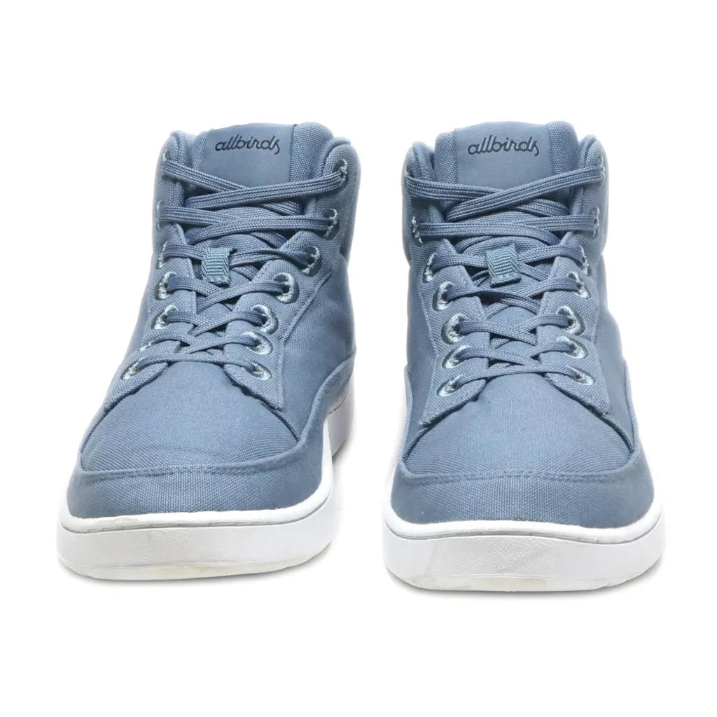 Allbirds Canvas Pacer Mid High-Top Sneakers Canvas Blue Colour For Men