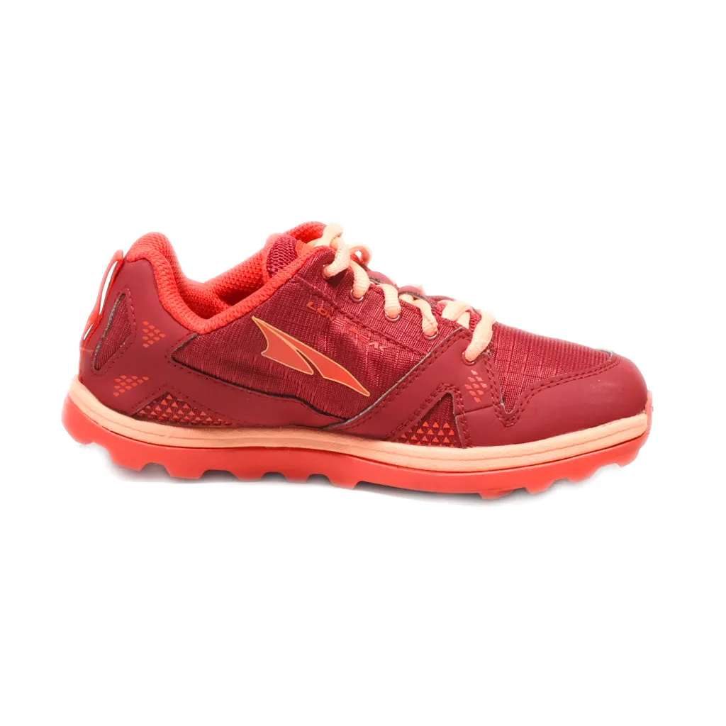 Altra Lonepeak Sport Shoes Fabric Maroon Colour For Kids