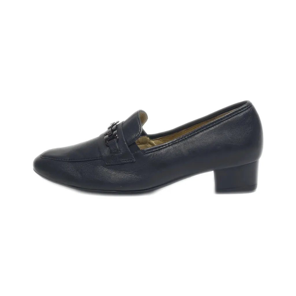 Ara Mid-Heel Shoes Leather Black Colour For Women