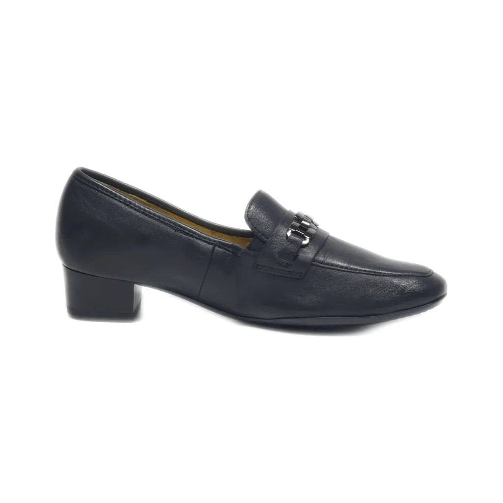 Ara Mid-Heel Shoes Leather Black Colour For Women