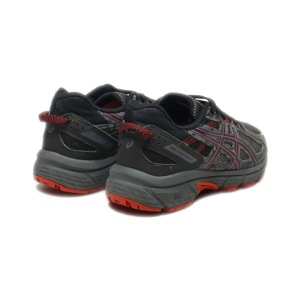 Asics Gel-Venture 6 Sport Shoes Fabric Grey Colour For Kids