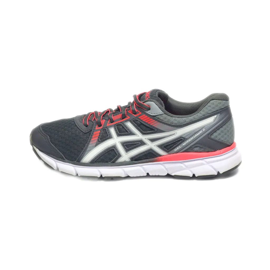 Asics Gel Windhawk 2 Sport Shoes Leather Grey Colour For Women