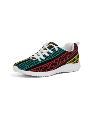 Athletic Sneakers, Low Top Multicolor Canvas Running Sports Shoes,