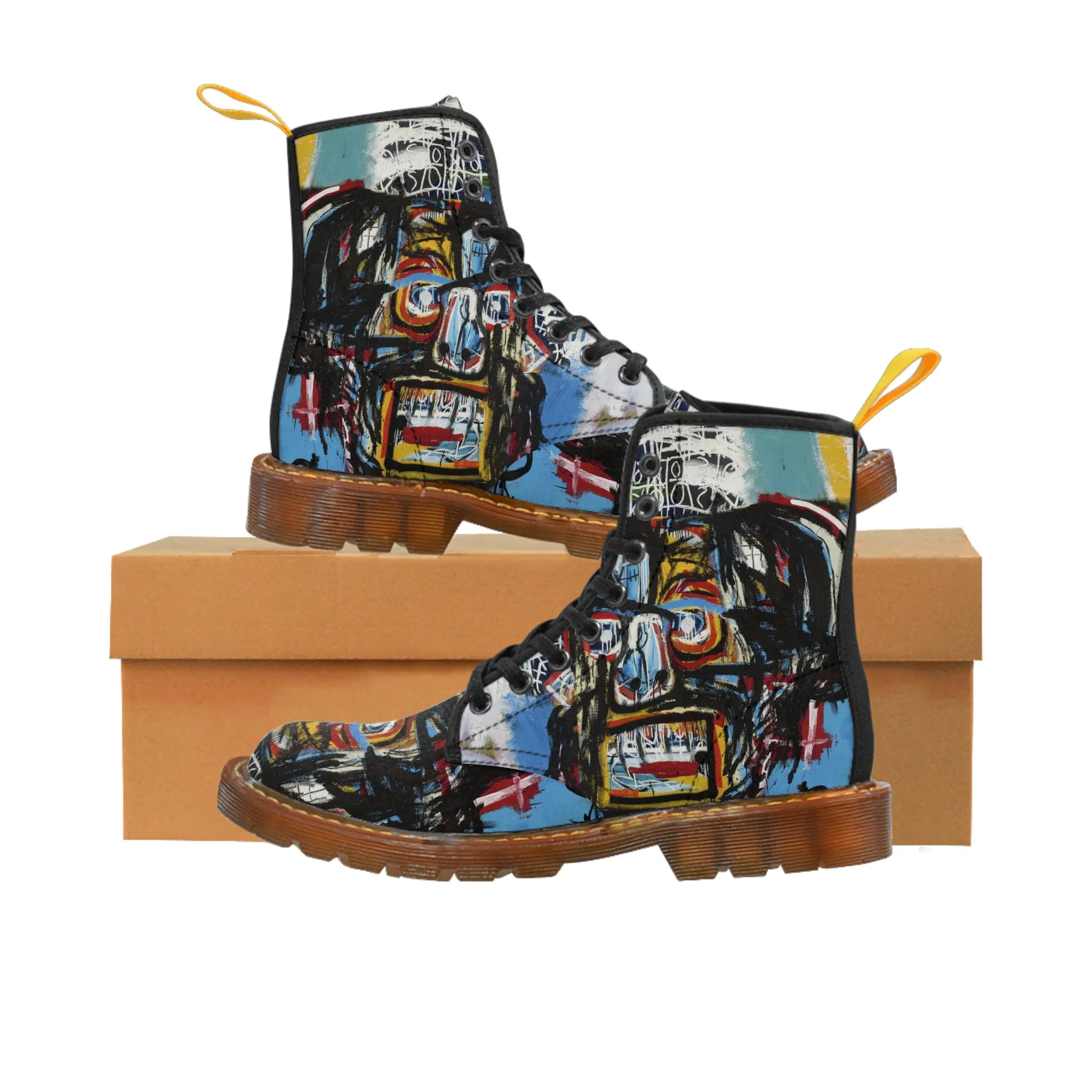 Basquiat Men's Canvas Boots