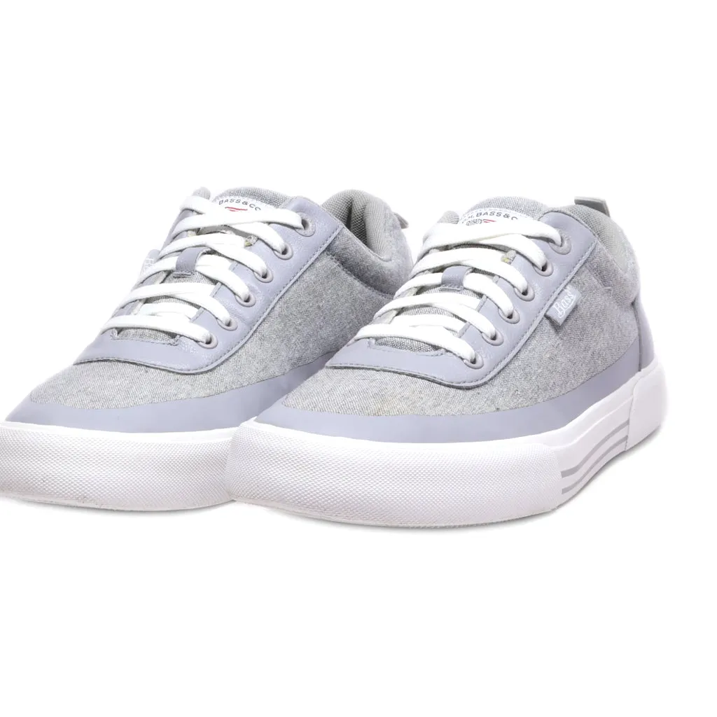 Bass Low-Top Sneakers Canvas Grey Colour For Men