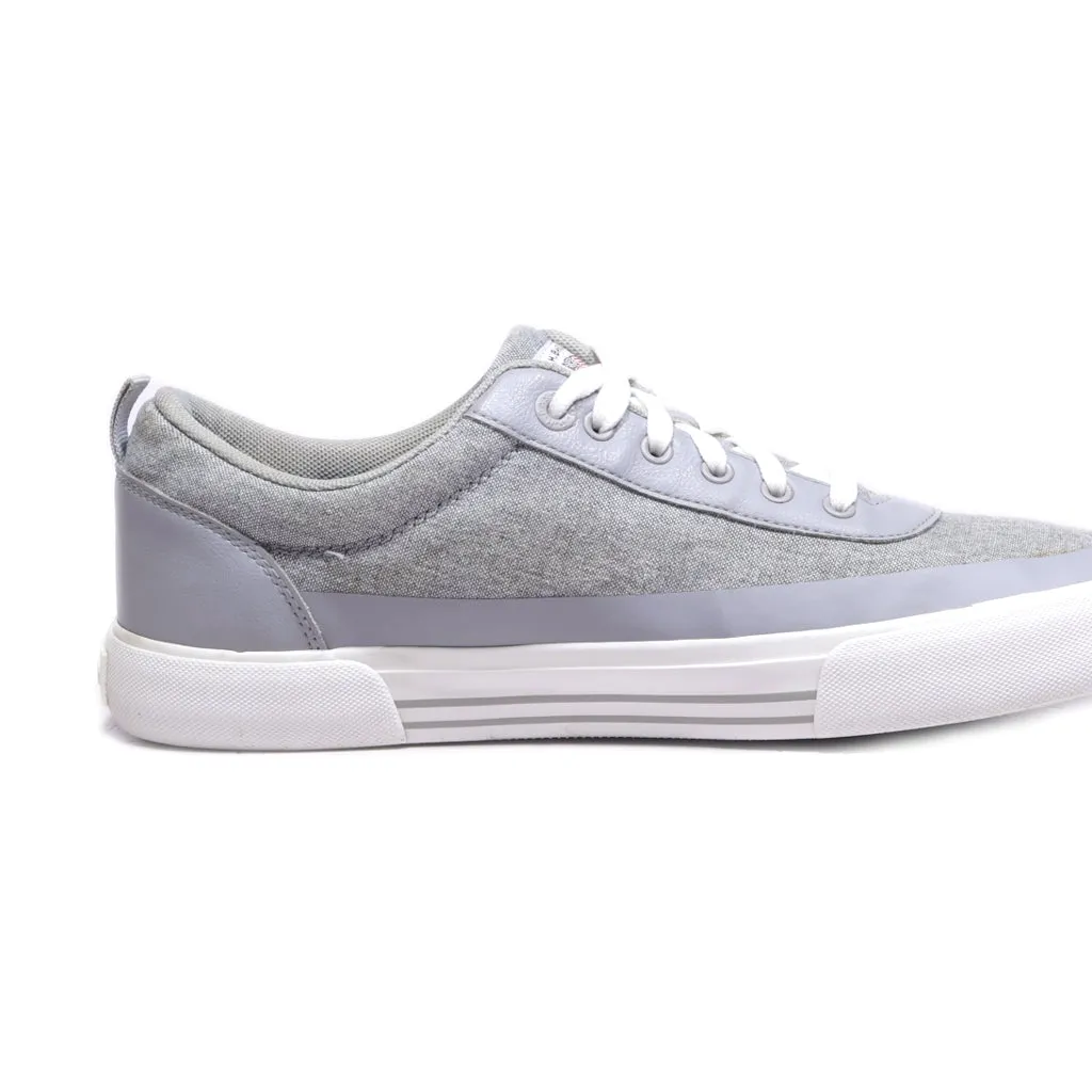 Bass Low-Top Sneakers Canvas Grey Colour For Men