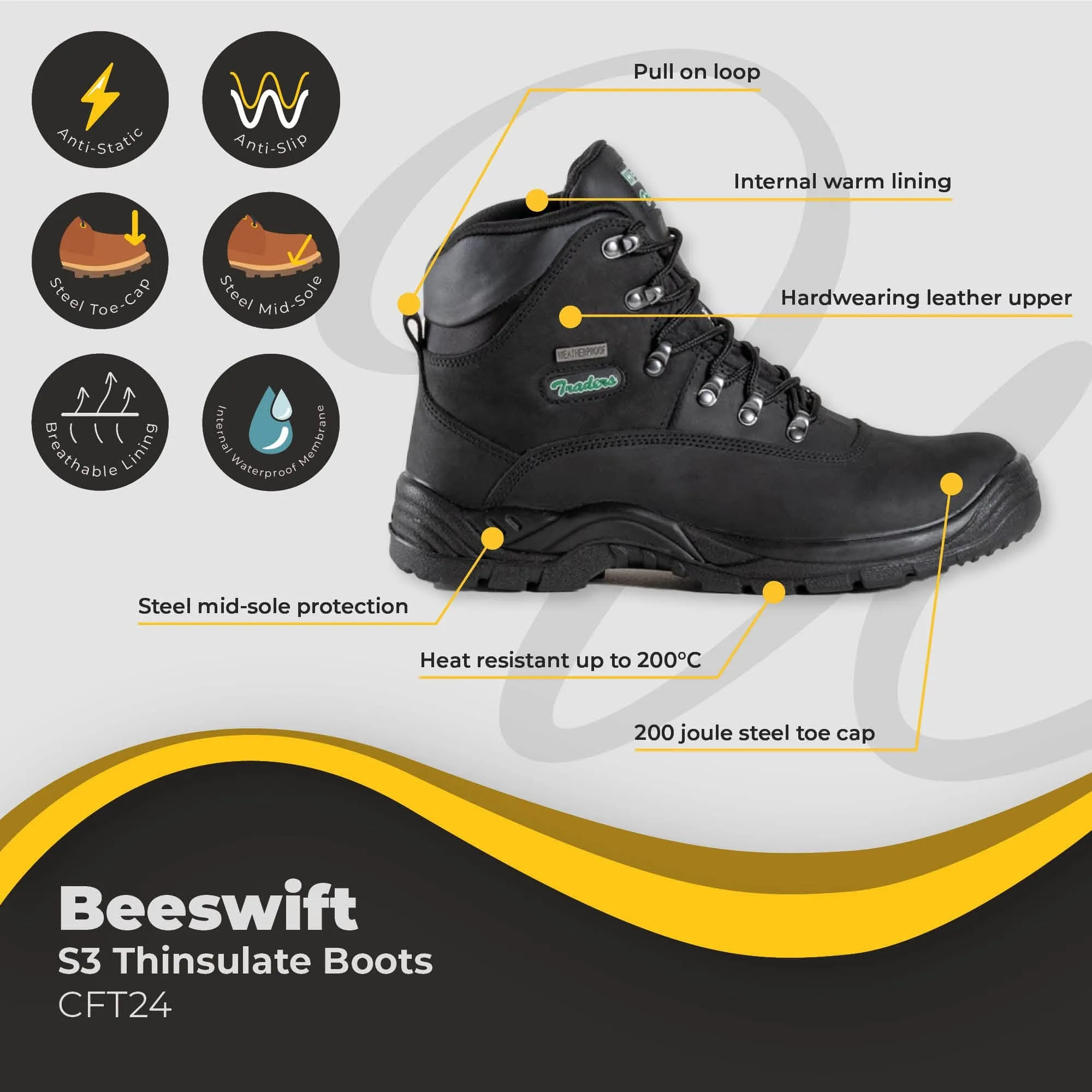 Beeswift Thinsulate Boot S3 CTF24