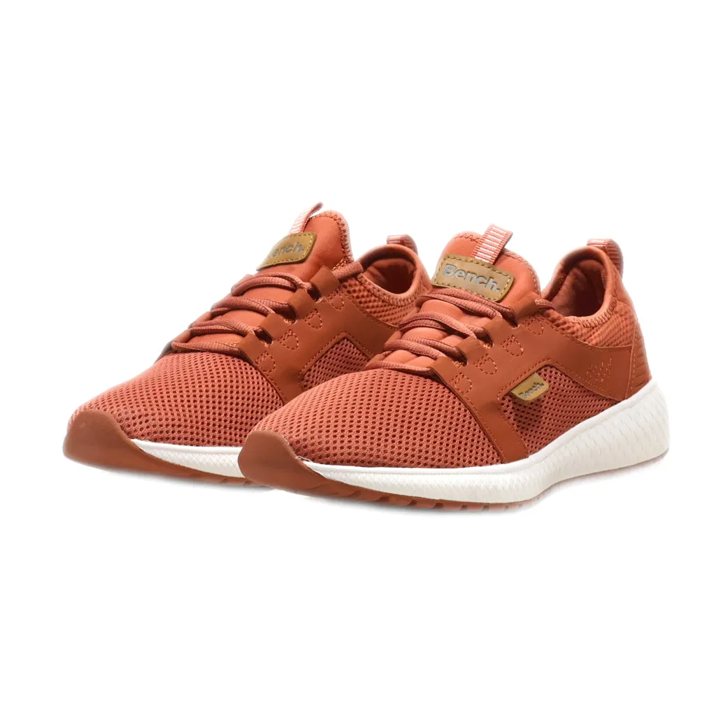 Bench. Sport Shoes Fabric Brown Colour For Women