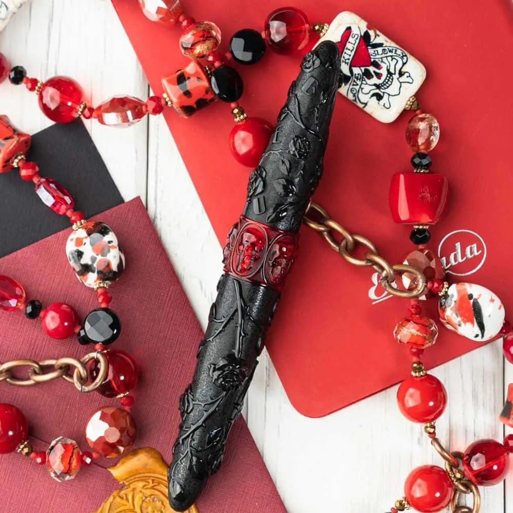 BENU Fountain Pen - Skulls & Roses - Smolder