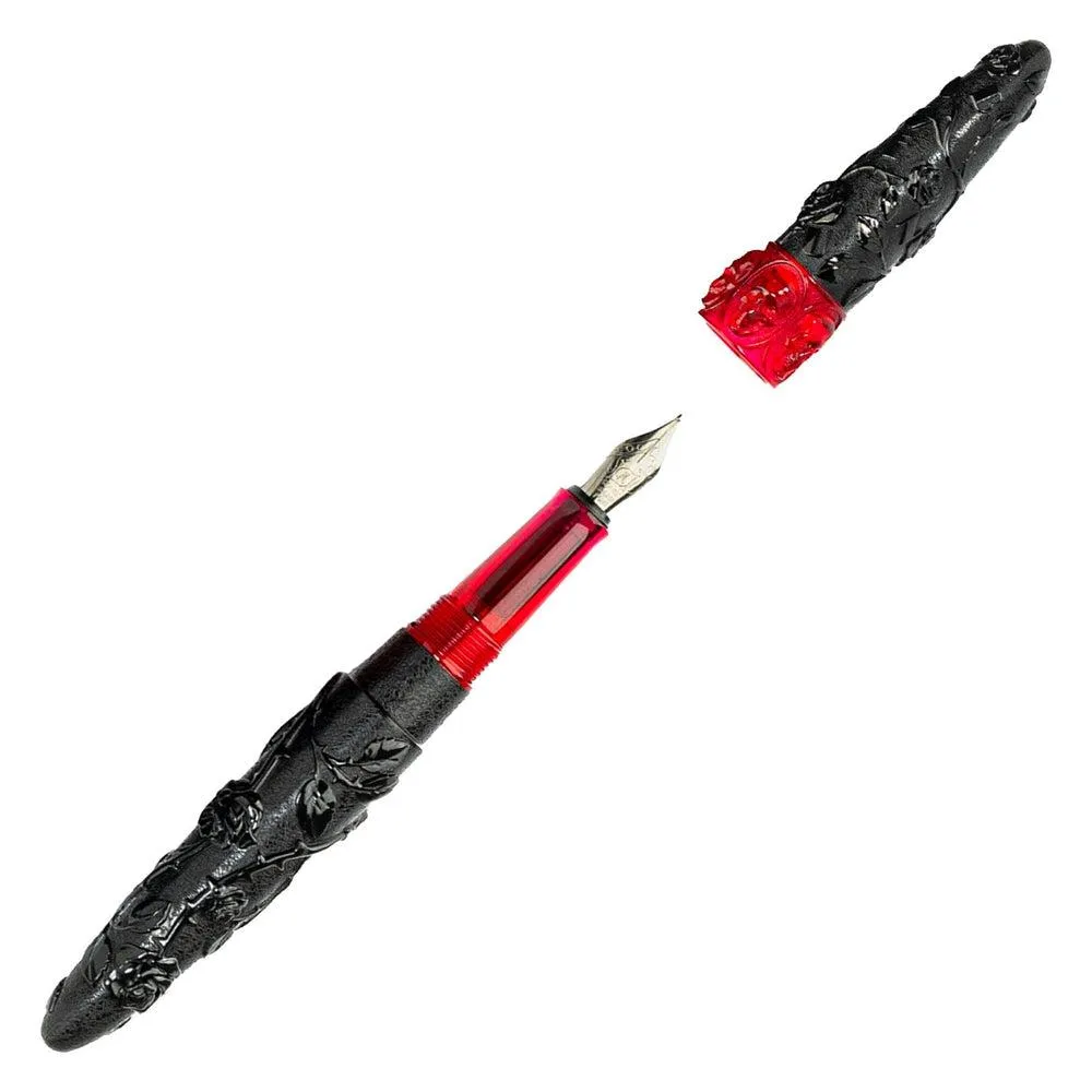 BENU Fountain Pen - Skulls & Roses - Smolder