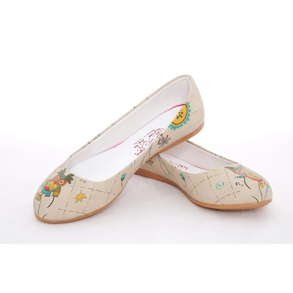 Big Eyes Owl Ballerinas Shoes 2006