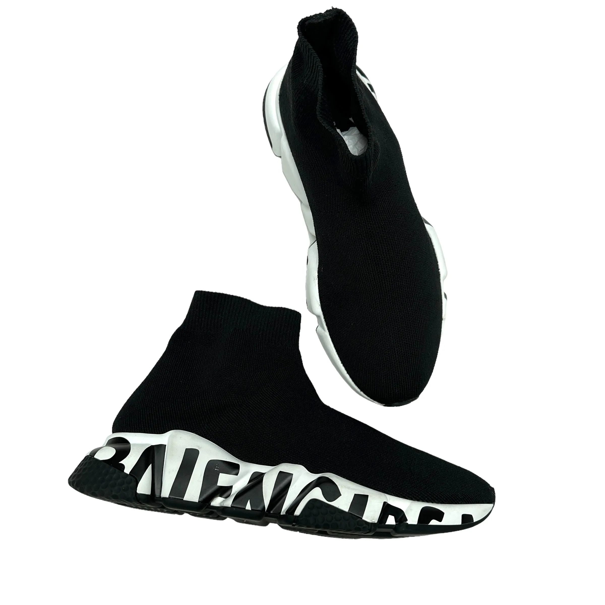 Black Logo Sneakers Socks - 8