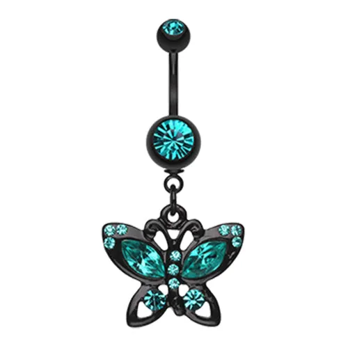 Blackline Butterfly Belly Bar