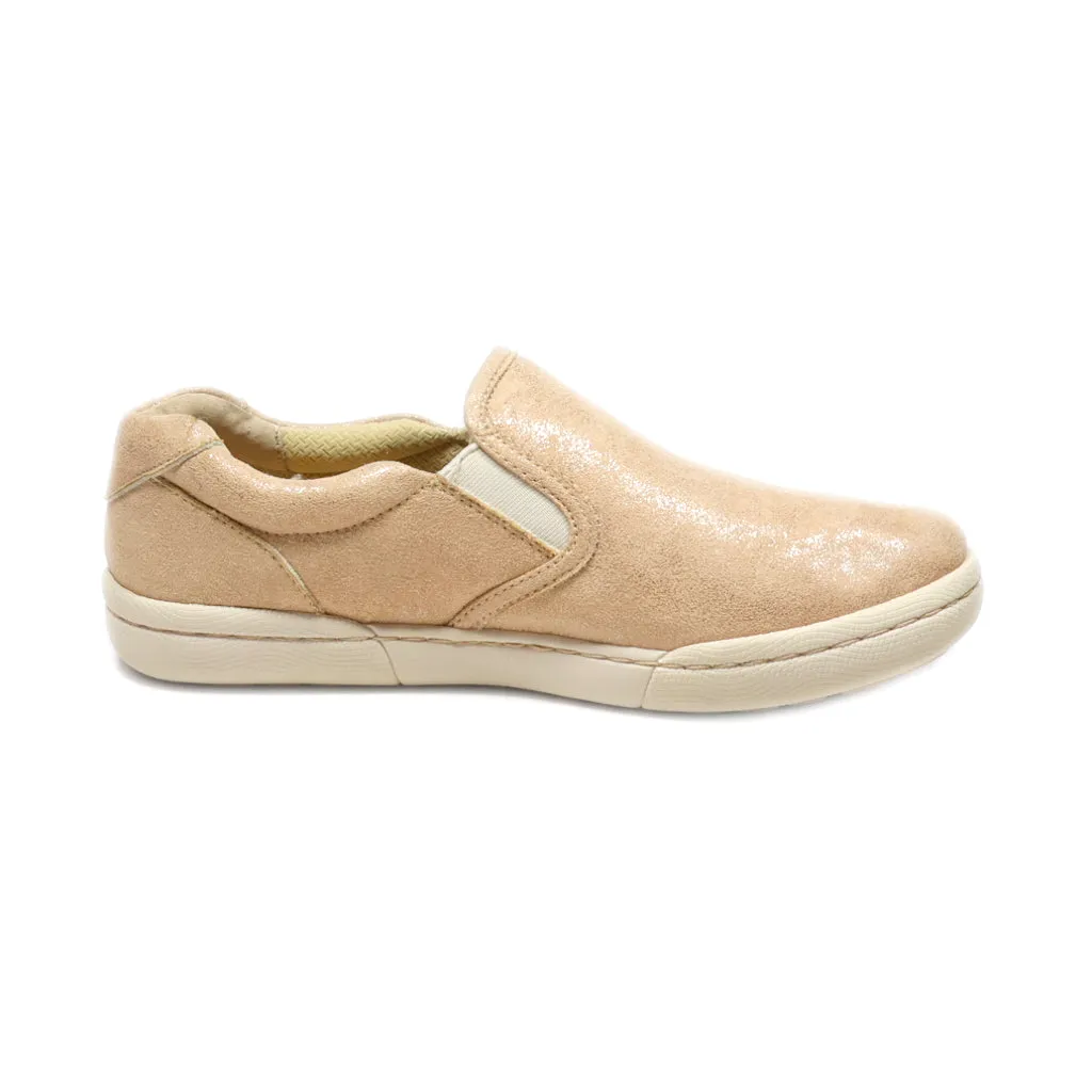 B.O.C Low-Top Sneakers Leather Beige Colour For Women