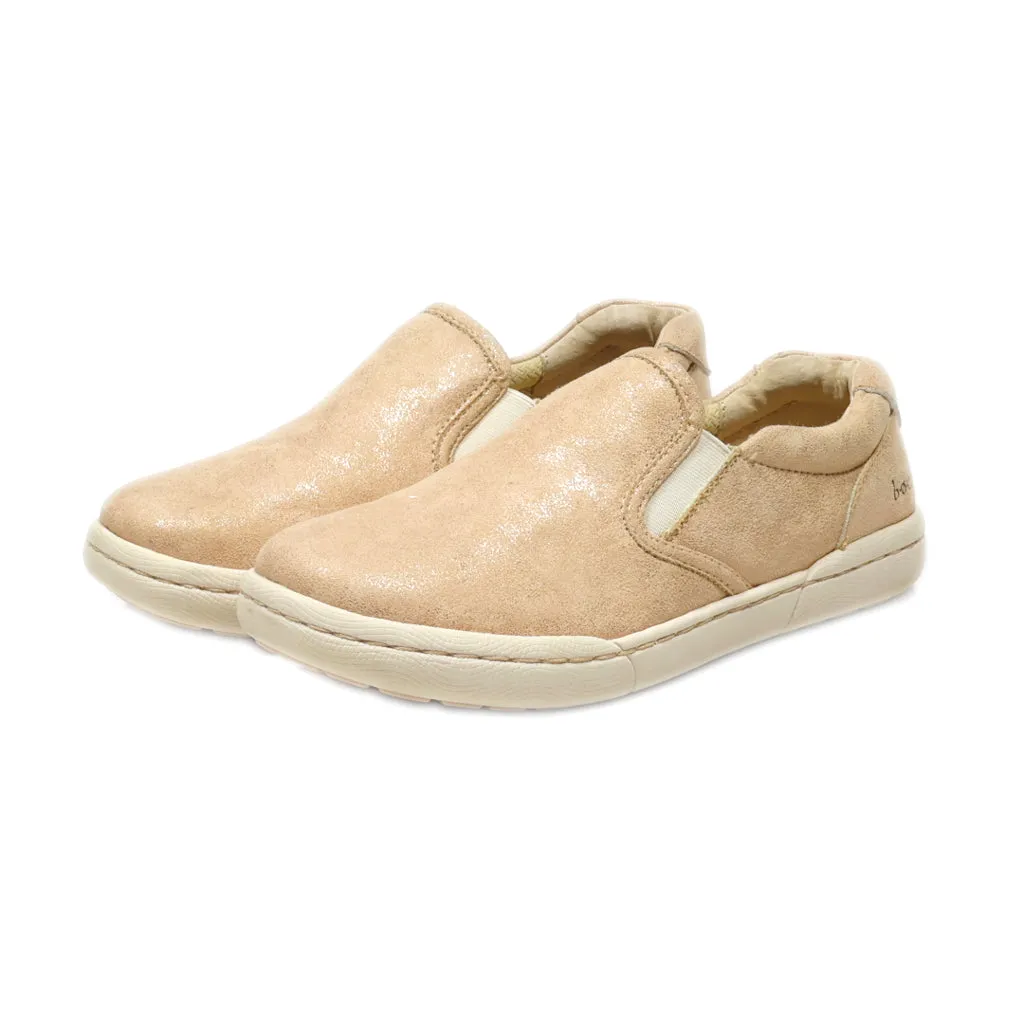 B.O.C Low-Top Sneakers Leather Beige Colour For Women