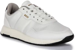 Boss Titanium Runner In White For Men