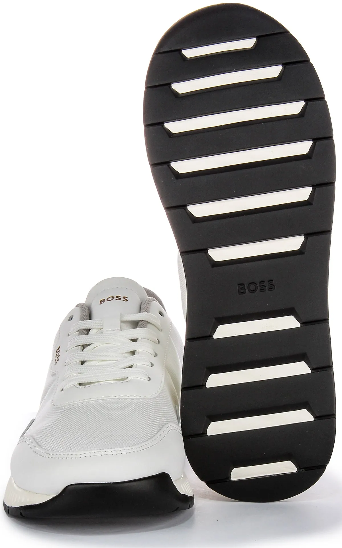 Boss Titanium Runner In White For Men