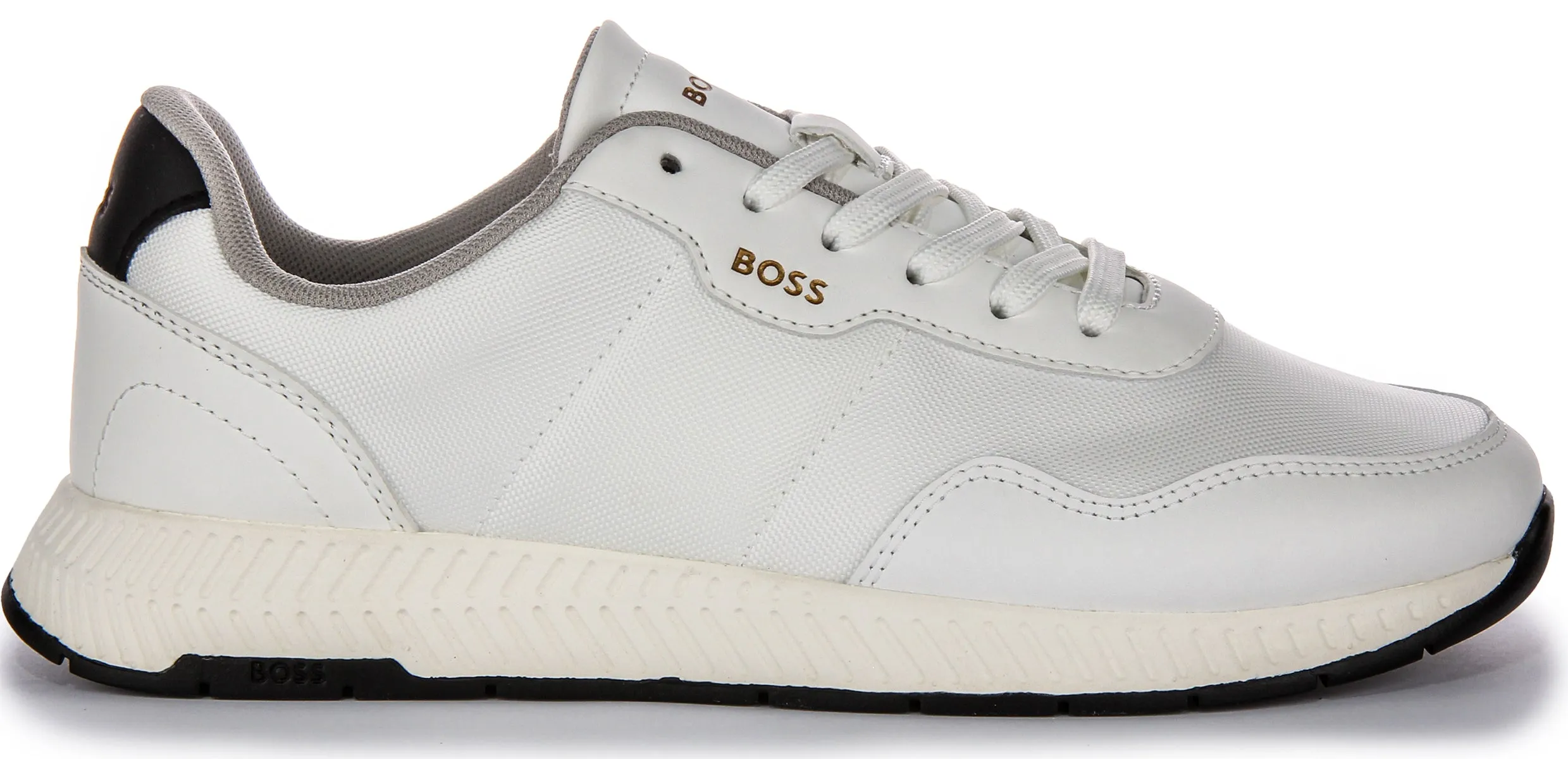 Boss Titanium Runner In White For Men