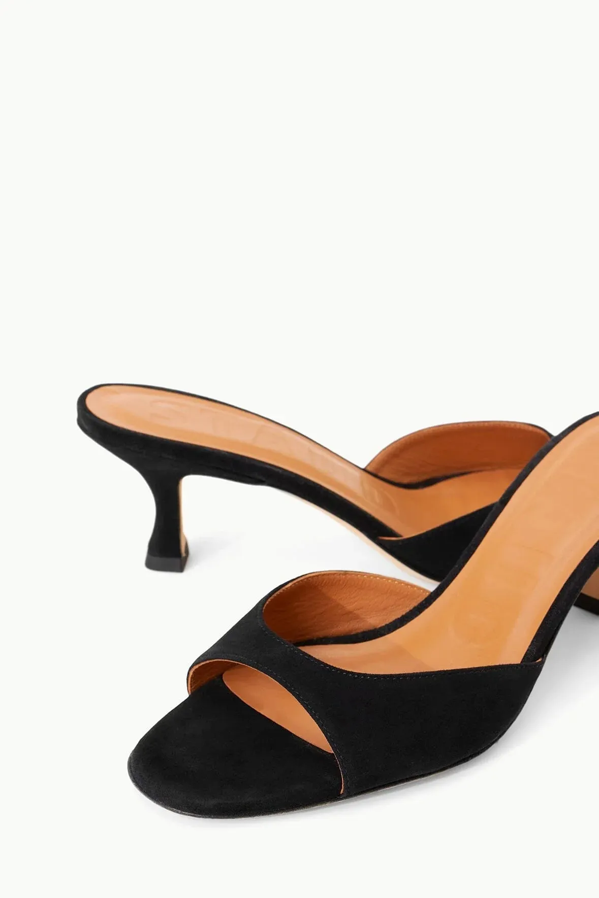 Brigitte Mule - Black Suede