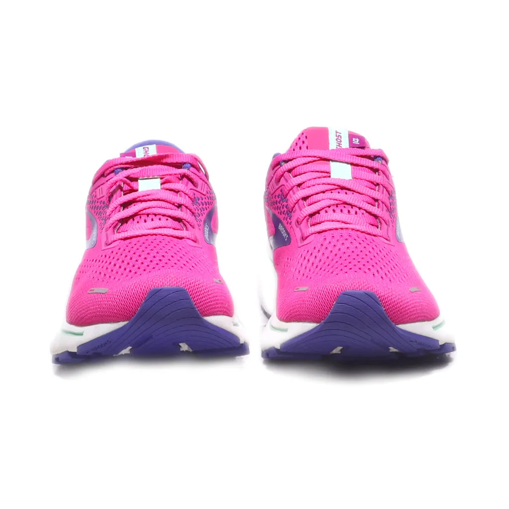 Brooks Ghost 14 Sport Shoes Fabric Pink Colour For Women