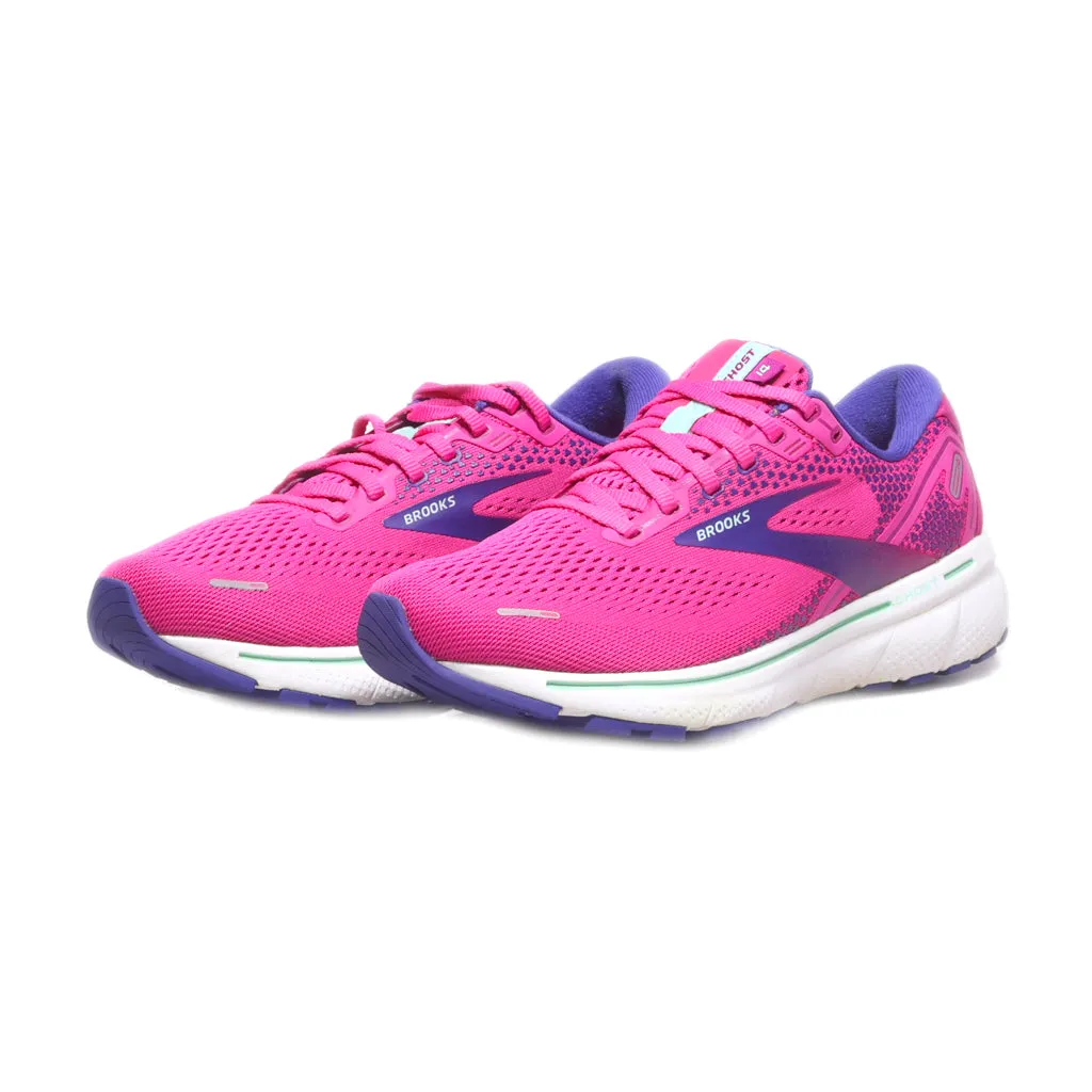 Brooks Ghost 14 Sport Shoes Fabric Pink Colour For Women