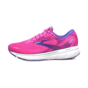 Brooks Ghost 14 Sport Shoes Fabric Pink Colour For Women