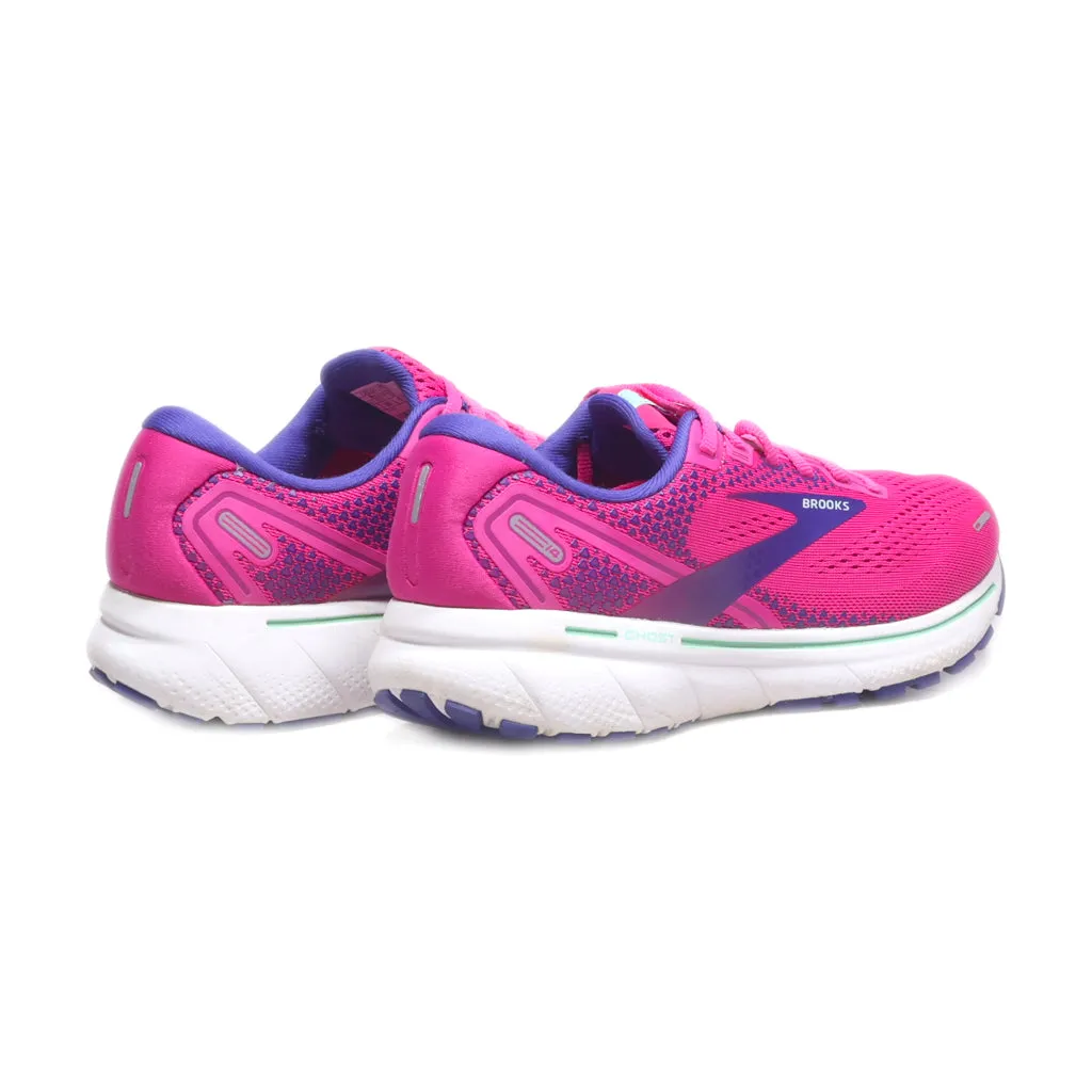 Brooks Ghost 14 Sport Shoes Fabric Pink Colour For Women