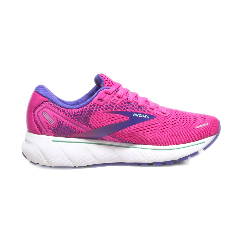 Brooks Ghost 14 Sport Shoes Fabric Pink Colour For Women