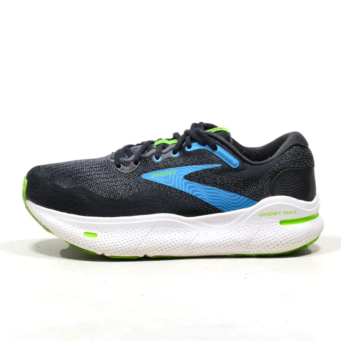 Brooks Ghost Max Sport Shoes Suede Black Colour For Men