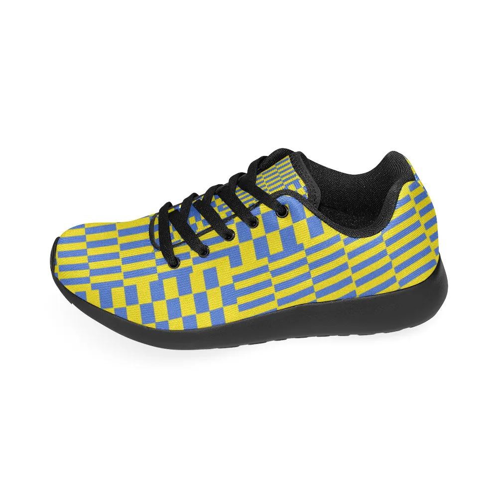 Buy Kids's Checkers Print Canvas Sneakers at TFS