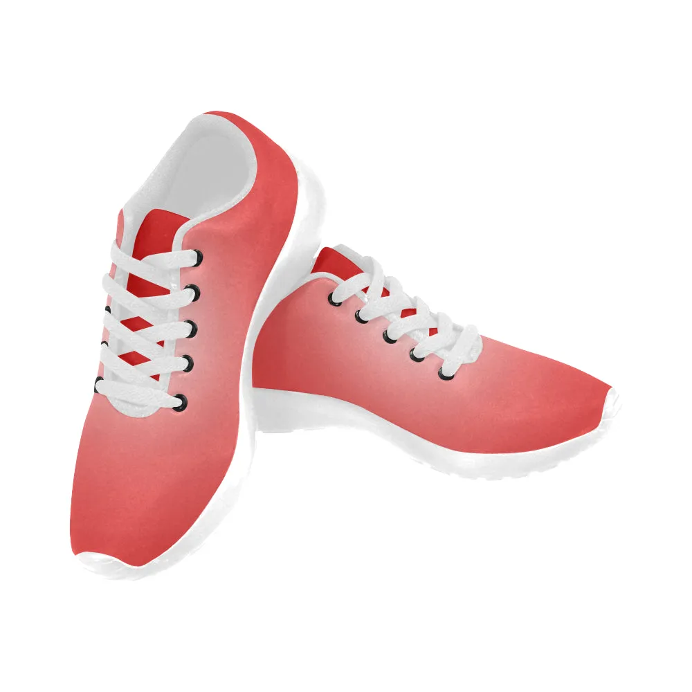 Buy Kids's Red Solids Print Canvas Sneakers at TFS