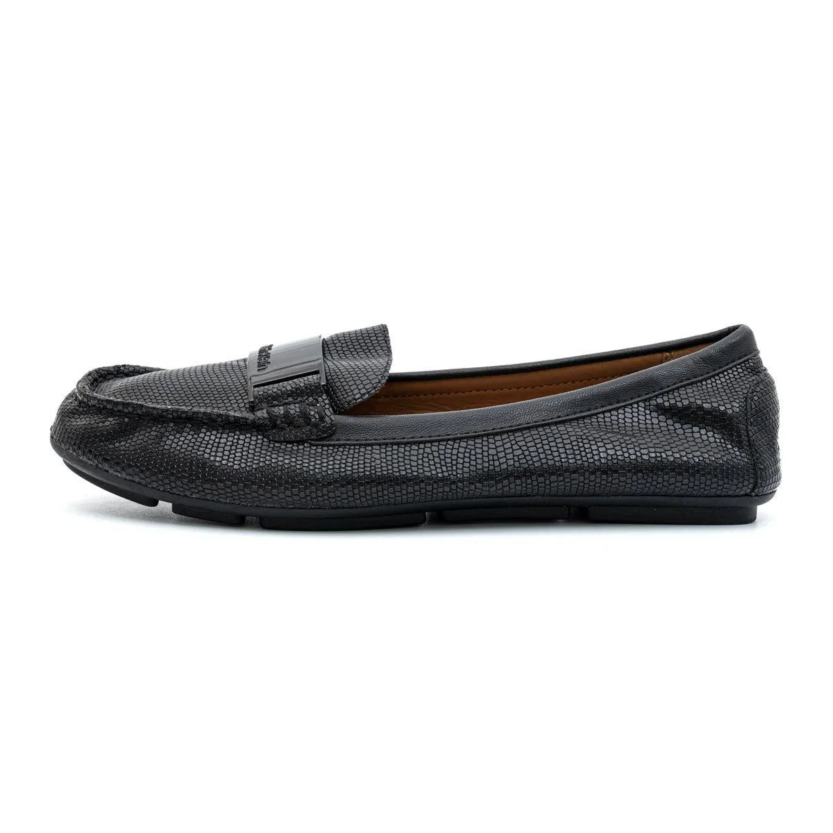 Calvin Klein Lisette Loafers Leather Black Colour For Women