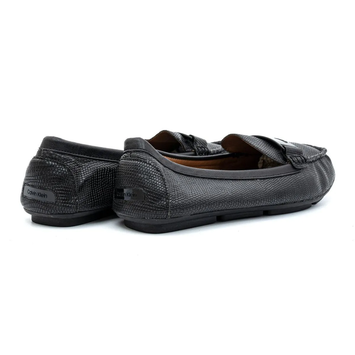 Calvin Klein Lisette Loafers Leather Black Colour For Women