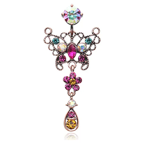 Candy Bohéme Reverse Butterfly Belly Ring