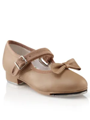 CAPEZIO CHILDRENS VELCRO MARY JANE TAP (CARAMEL)