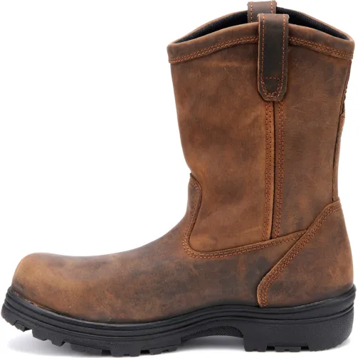 Carolina Men's Laser Comp Toe WP Wellington Work Boot - Brown - CA2533